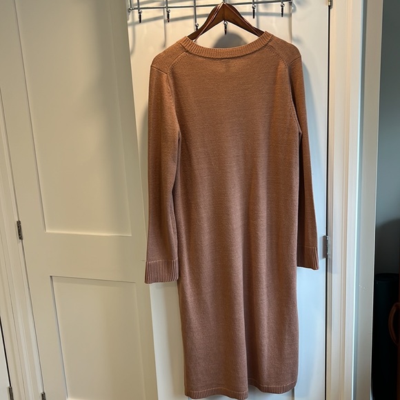 Vero Moda Mauve Pink Sweater Maxi Dress XL - Picture 2 of 2